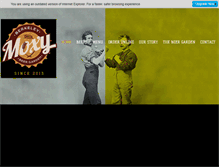 Tablet Screenshot of moxybeergarden.com